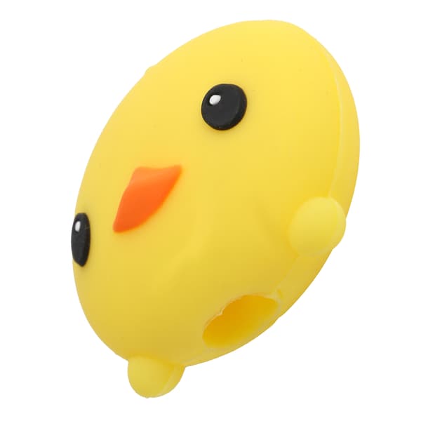 Mobile Phone Data Cable Protector Cute Animal Shape Phone USB Charging Cable Saver Yellow
