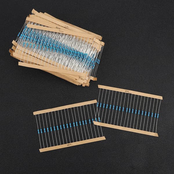1460 st Metallfilmresistor 1R-10M 73 Modeller Resistorer Sortimentskit Komponentset
