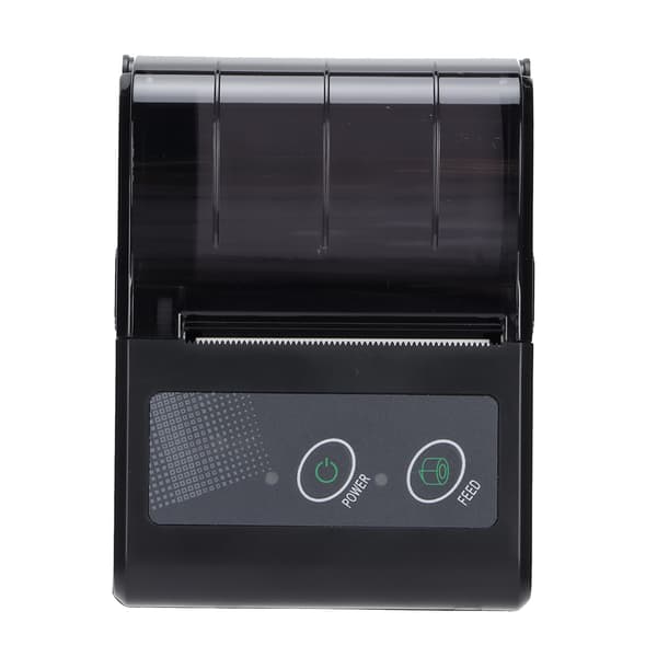 Termisk printer 1500mAh stor kapacitet 50 til 80mm/s bærbar trådløs billetmaskine 100 til 240V EU-stik
