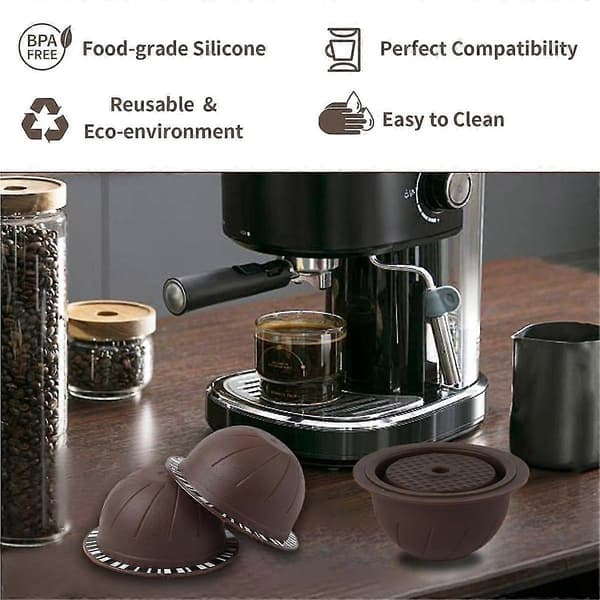 Refillable Coffee Capsule For Vertuoline & Vertuo Pod, 150 Ml Coffee Pods For Presso Vertuo Coffee-Yvan