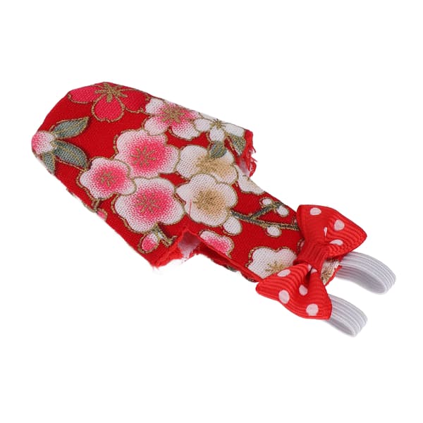 Parrot Flight Suits for Medium Birds, Washable Bird Diaper with Adjustable Elastic Shoulder Strap and Bow-knot Design, Reusable Bird with Inner Pocket