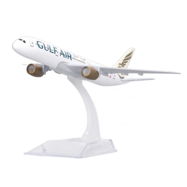 Boeing 787 flymodel i metallegering, præcis skala, stabil base, boligindretning