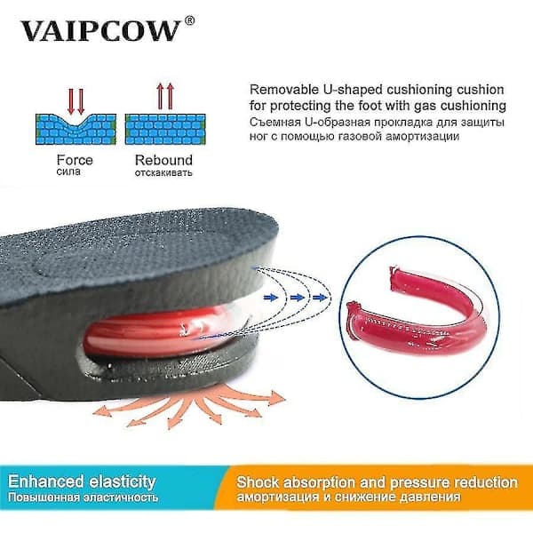 Invisible Height Increase Insole, from 3cm to 9cm, Height Increase Pad, Adjustable 3cm 3CM 3CM 3CM