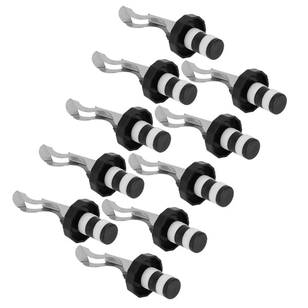 10-pack Wine Bottle Stoppers Reusable Champagne Vacuum Plugs Kitchen Accessories