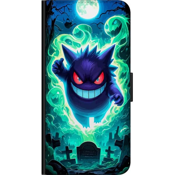 Compatible Wallet Case for Huawei P Smart Z Ghost Figure in Graveyard Green