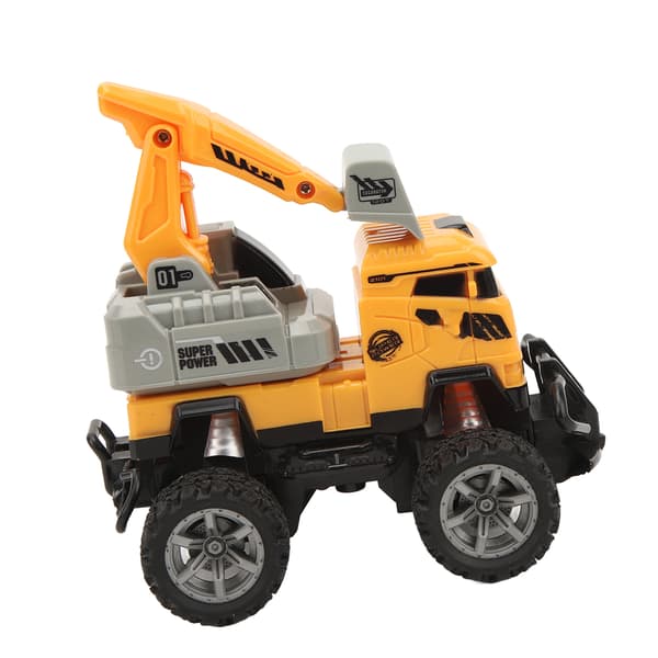 1 43 Electric Remote Control Excavator Toy Construction Vehicle with Lights