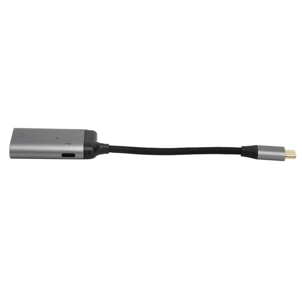 USB-C til DP-kabeladapter aluminiumslegering 8K 60Hz PD 100W ladekonverterer
