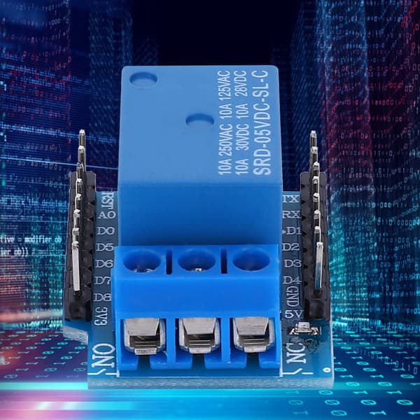 4 stk 5V Relémodul for D1 Mini Høynivå Trigger Elektroniske Komponenter