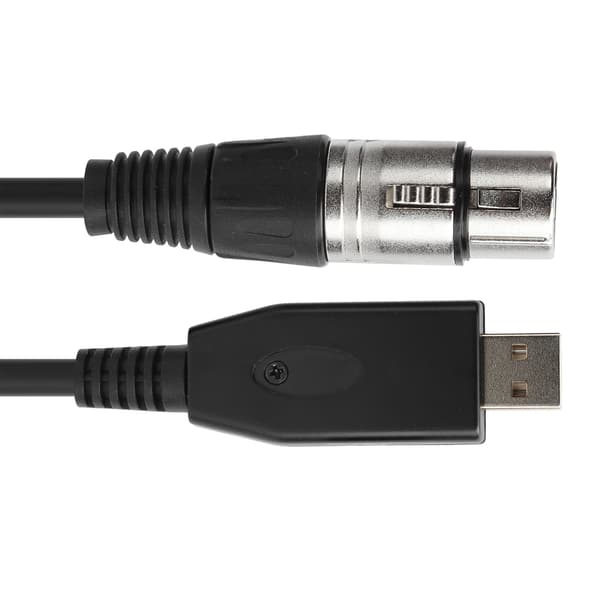 Mikrofonkabel Computer USB til XLR Hun Mikrofonstik Ledning Tilbehør 3 m