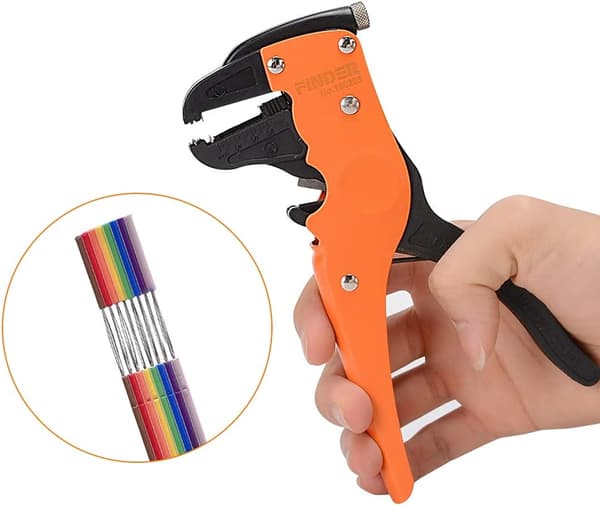 Eagle-Beak Pliers, Durable and Easy-to-Use Wire Strippers with Multifunctional Design for Automatic Adjustment, Precision Cutting and