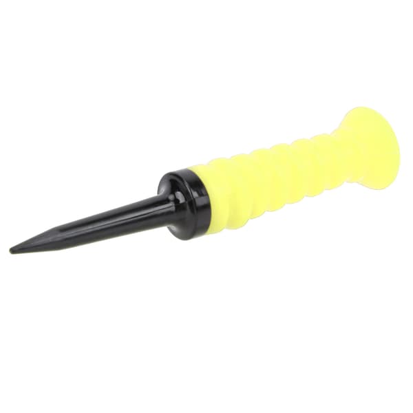 Flexible Plastic Golf Tees with Low Resistance, Driver Training Tees for Golf Practice Mat Accessories Yellow