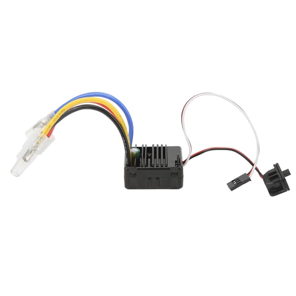 60A Waterproof Brushless Motor ESC for 1/10 RC Car and Boat Black Replacement Accessory