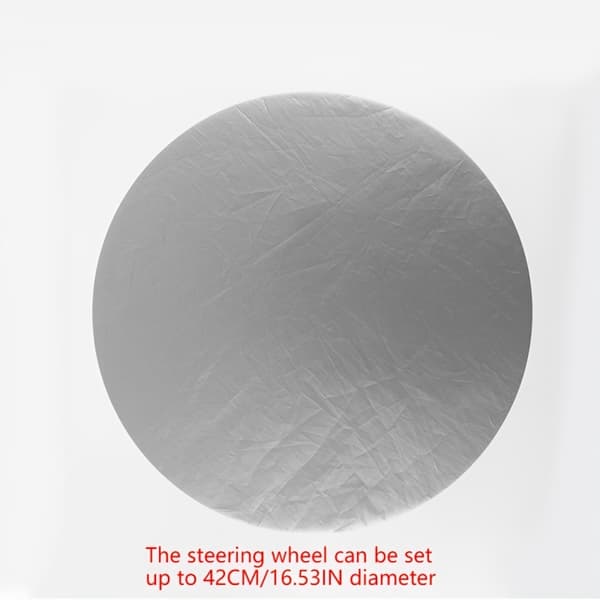 Solbeskyttelse til bilratdæksel 190T Polyester Ratbeskyttelse mod solvarmeisolering 42cm Universal [DB] Silvery