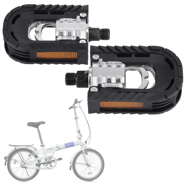 1 Pair Foldable Lightweight Road Bike Pedals Bicycle Replacement Part Accessory