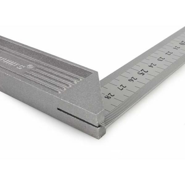 Craft Right Angle Ruler, Precision Measuring Tool with 45° and 90° Angles, High-Quality Stainless Steel for Longevity and Accuracy