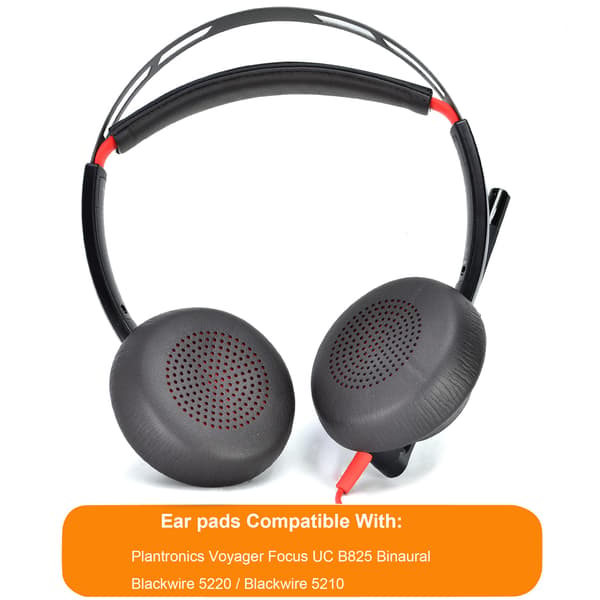 Ørepuder - Erstatningsørepuder kompatible med Plantronics UC B825 Headset