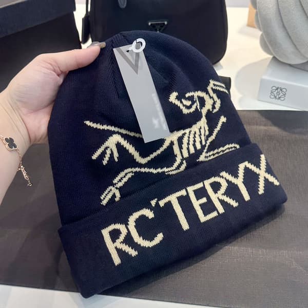 ARC'TERYX Herrehat Casual Varm Vinterhue Skihue Navy