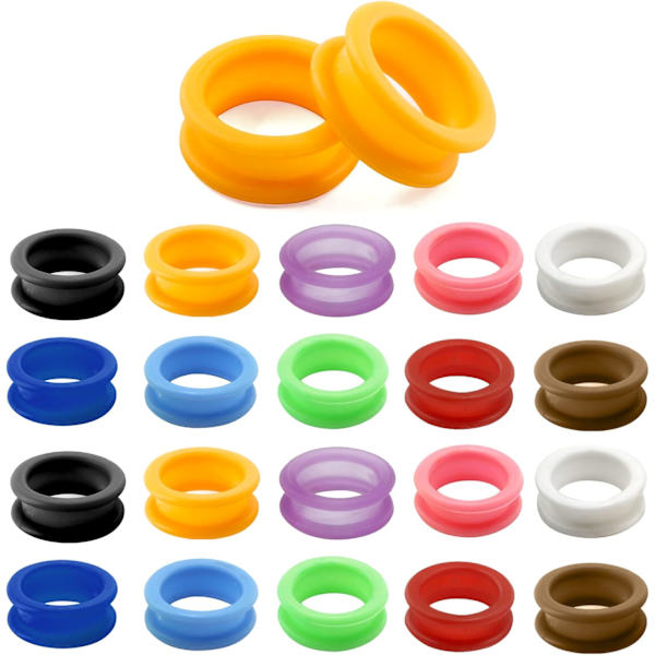 20 pcs Scissor Finger Inserts Ring Pet Scissors Rubber Grip Protector - 20 pcs