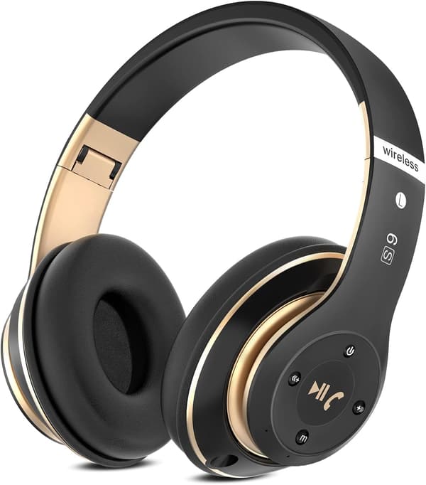 Bluetooth-hodetelefoner Over Ear, 6 EQ-moduser Trådløse Hodetelefoner Over Ear, 65 Timer Spilletid