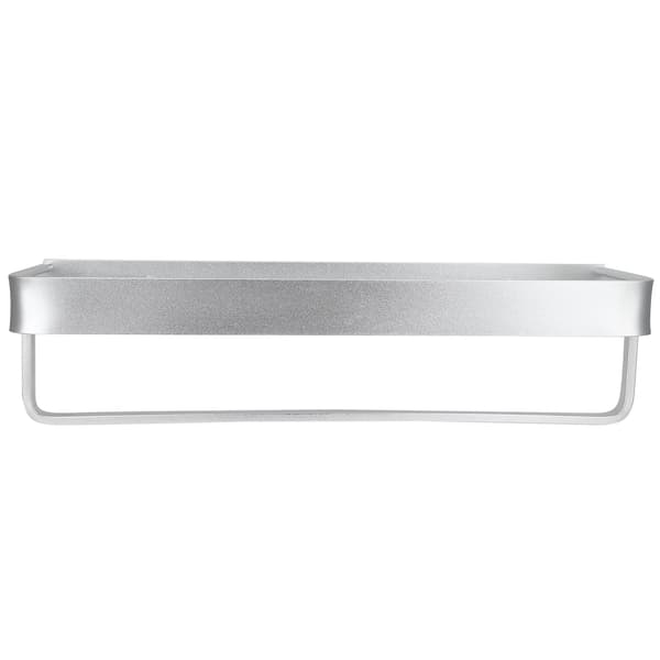 Wall Mounted Storage Shelf Shower Shelf Multifunctional Holder for Kitchen Bathroom 40cm with Railing