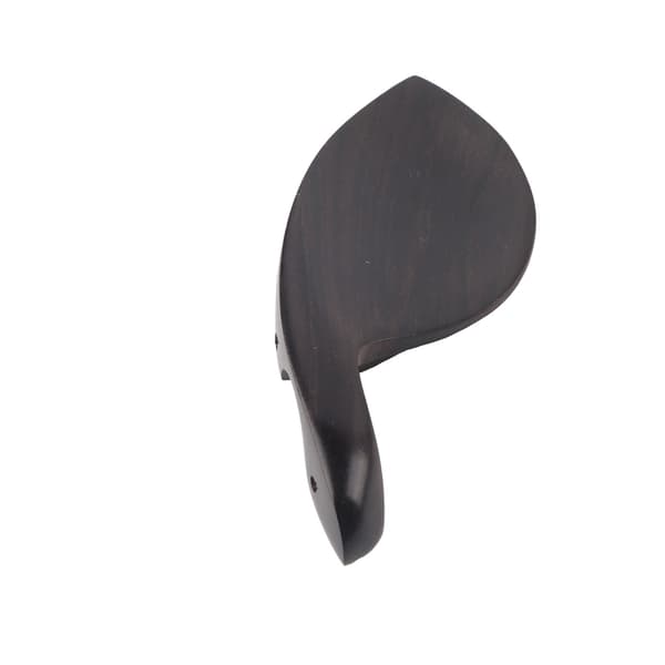 Ebony Violin Chin Rest with Standard Mount for 4/4 Size Musical Instrument