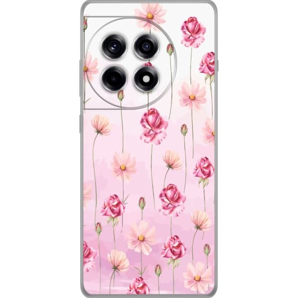 Kompatibelt mobildeksel til OnePlus 12R Rose Petal Whisper