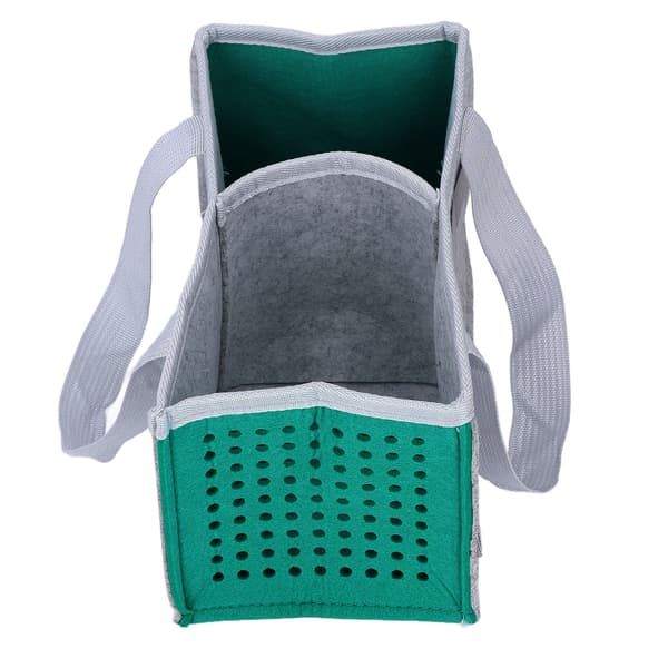 Portable Storage Bag Extra Space Felt Fabric Case for Toniebox Player Starter Set Sea Blue
