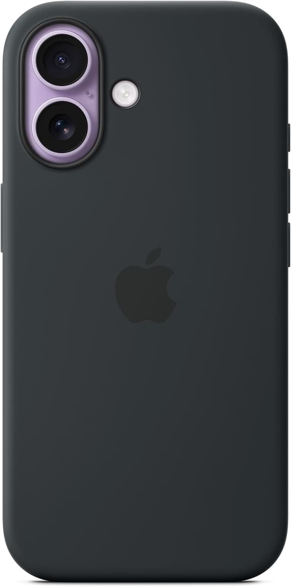 Apple Silikonecover til iPhone 17 – Sort