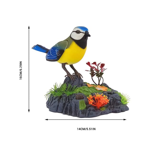 Electronic Talking Repeating Parrot Singing Chirping Bird Motion Sensor Activation Pronunciation Kids Electric Animal Toy