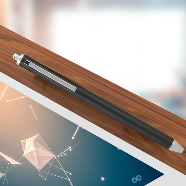 Tygspids Stylus til Samsung Tab LG Huawei Xiaomi Smartphones Tablet iPad 2018 Sort