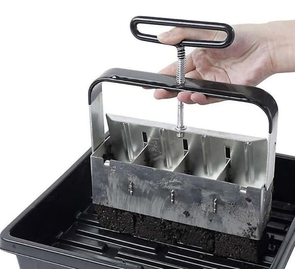 Manual Soil Blocker Garden Tool Seedling Tool Garden Tool-21*6*16cm, 1pc