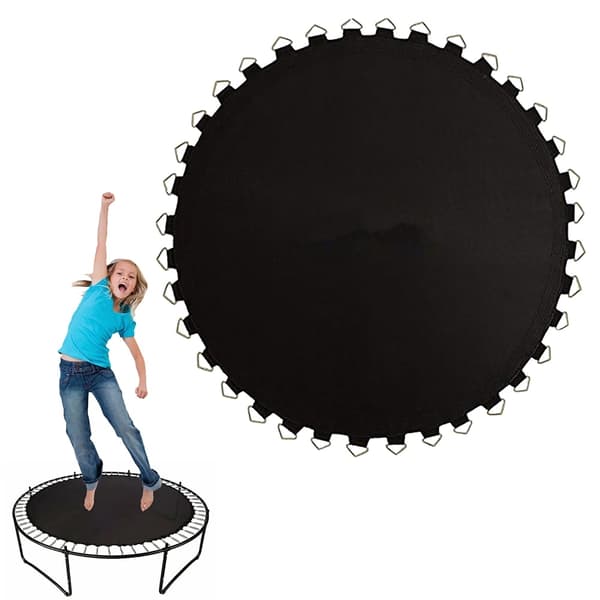 Round Trampoline Jumping Mat, Fits 6FT Frame with 36 V-Rings, High-Elastic Performance Surface, Reinforced Edge with Heavy-Duty Stitching, Premium PP