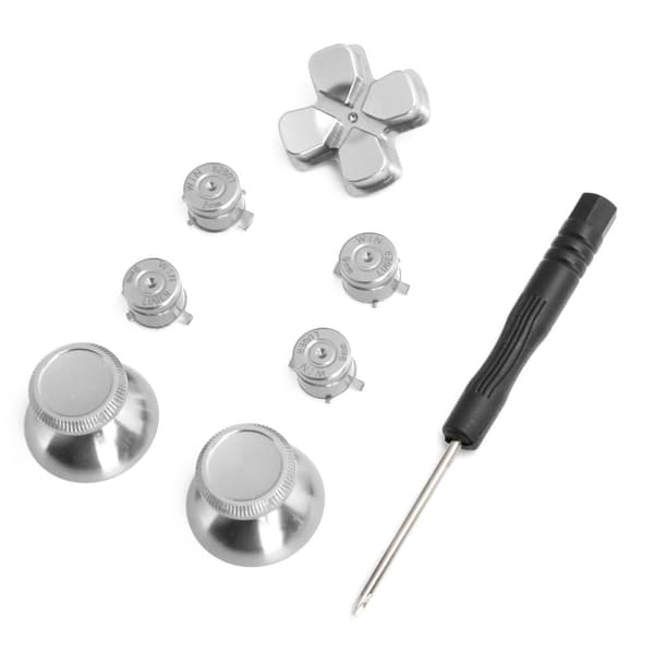 PS4-kontroller reservedeler i sølv aluminiumslegering