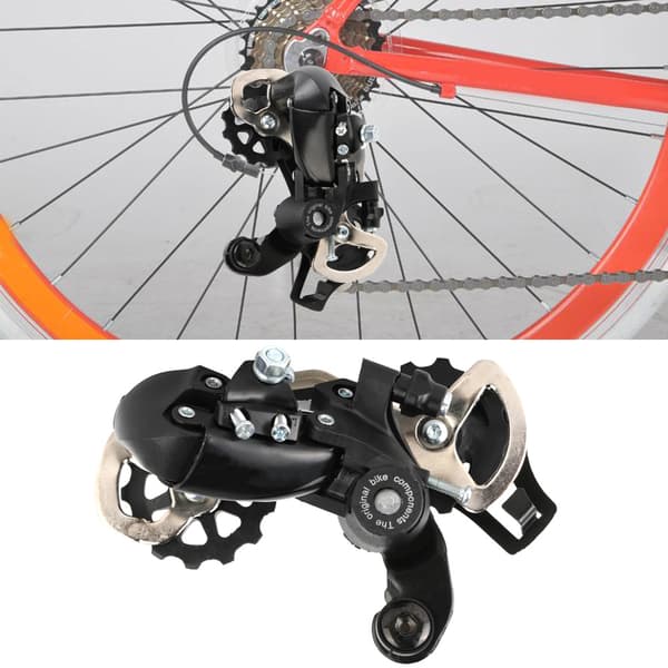 Mountain Bike Rear Derailleur, 21/24 Speed Bicycle Gear System, Replacement Part