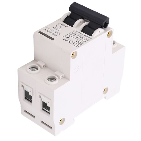 DZ47X 63 2P 25A 400V AC DC miniatyrbryter DIN-skinnemontering solcelleanlegg