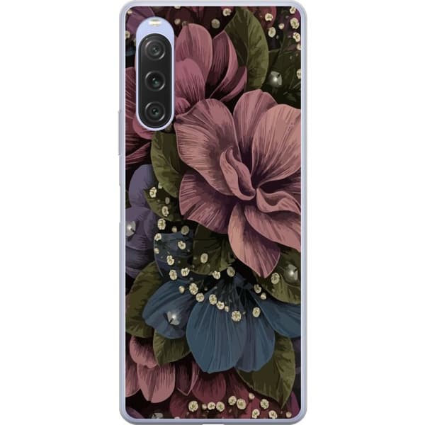 Kompatibelt mobildeksel til Sony Xperia 10 V Blomster