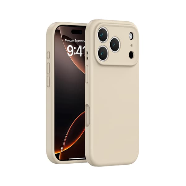 iPhone 17 Pro Case - Matte Black with Camera Protection - Durable and Stylish Protection Milktea