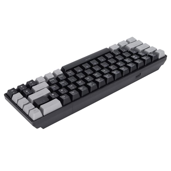 Mechanical Keyboard 68 Keys Red Axis Green Axis Two-Color RGB Backlit Gaming Mechanical Keypad Black Green Axis