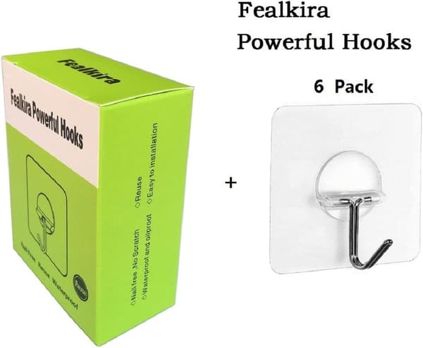10-pack Wall Hooks with Screws - Coat Rack - Black, storage, clothes storage, wardrobe, laundry, home storage