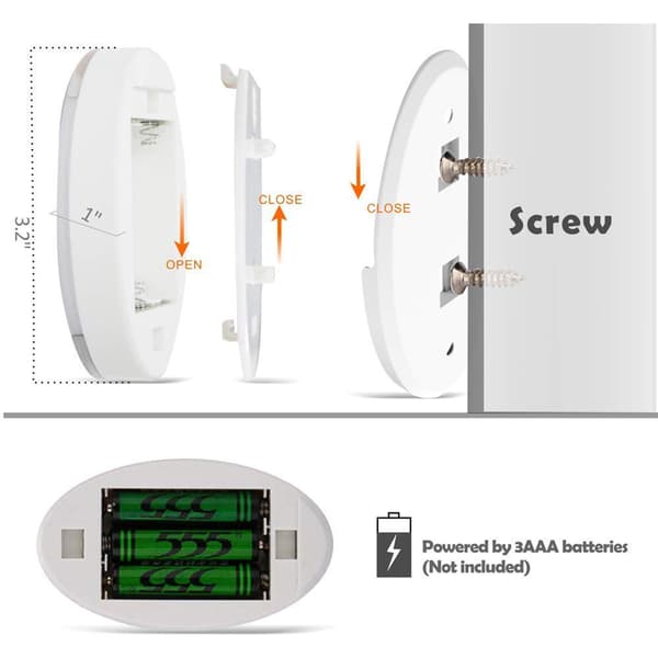 LED Puck Light Battery Powered Wireless LED Cabinet Lighting with Remote Control