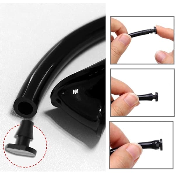 100 Pcs Irrigation Hose Plug Replacement Drip Hose End Caps Capillary Irrigation Small Plug Accessories for Washing Machine Garden Irrigation