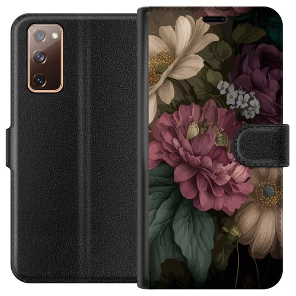 Compatible Wallet Case for Samsung Galaxy S20 FE Flowers