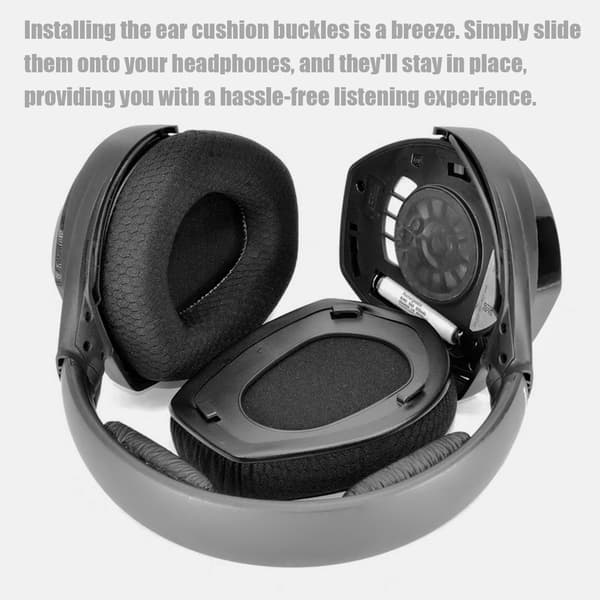 Ørepuder til Sennheiser HDR RS 165/175/185/195 Sort