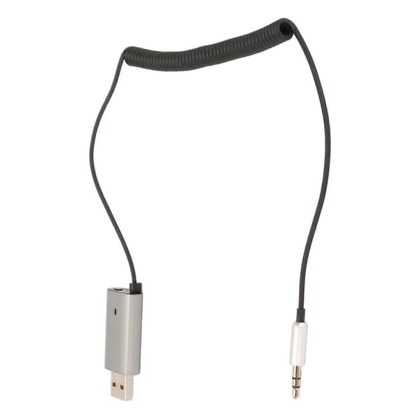 Lydmottaker Bil BT 5.1 Aux-adapter USB til 3,5 mm Jack Bil BT-mottaker for bilstereo hjemme