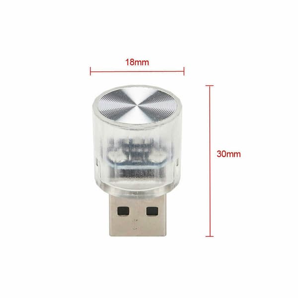 1x Mini Bulb Accessory USB LED Car Interior Neon Atmosphere