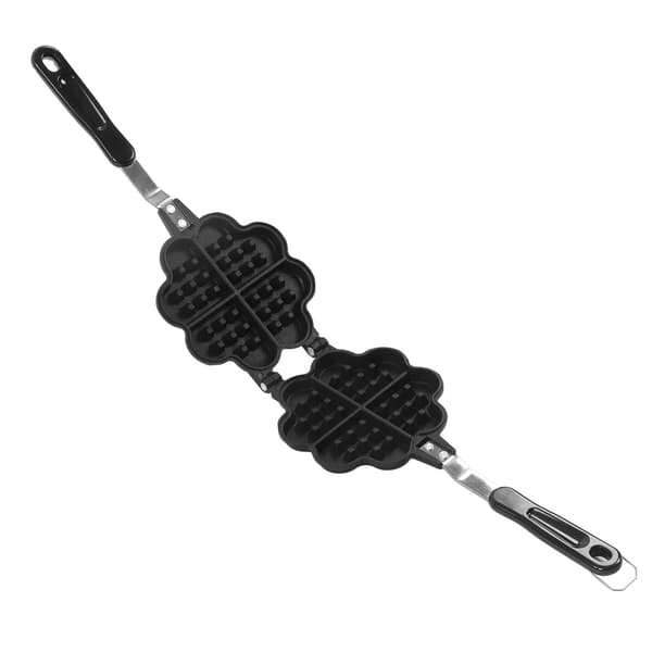 Double-sided Waffle Pan Flower Heart Shape Non-stick Waffle Iron Kitchen Baking Tool