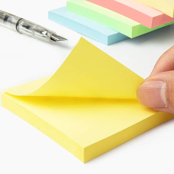 Sticky Notes for School, Office, Home, High-Quality Transparent Paper, Versatile Note-Taking, Quick-Drying Fine Point Pen Included, Transparent Adhesive