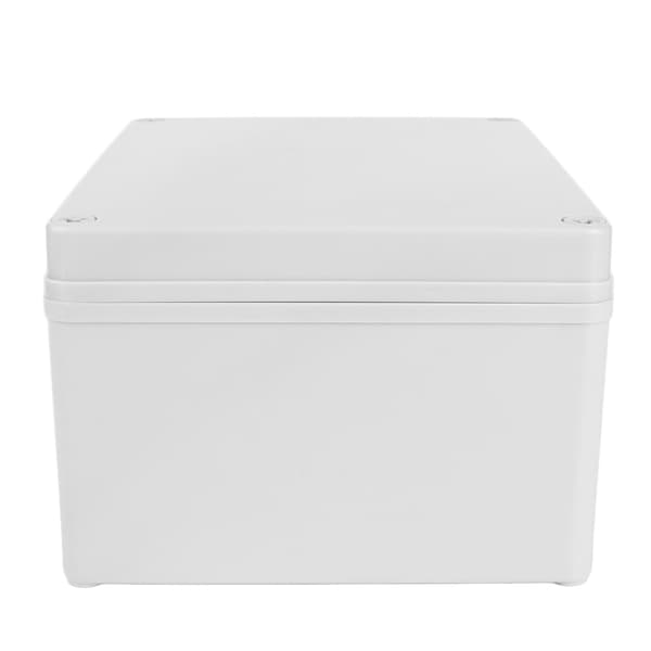 Outdoor Junction Box Mounting Plate ABS Plastic IP67 Waterproof Electrical Project Box Gray