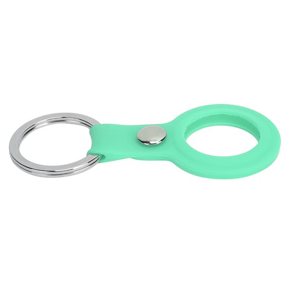 Anti-Lost Silicone Keychain Locator Sleeve Shell Protective Case for IOS (Green)