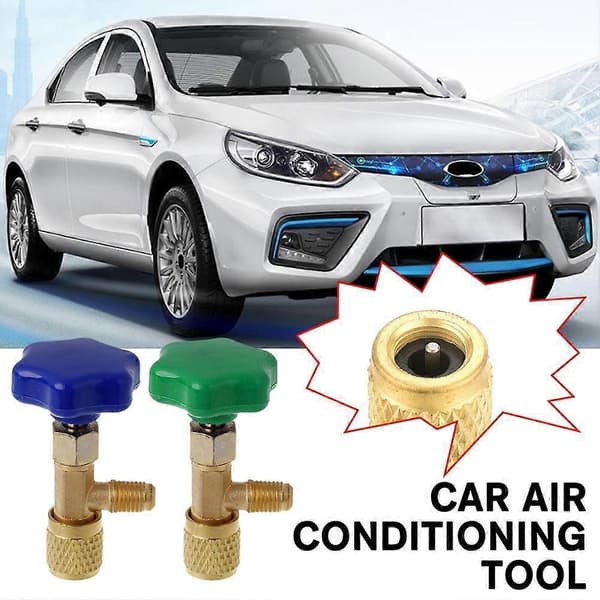 For R22 R134a R410A Gass 1/4 SAE Auto AC-boksåpner Ventilflaskeåpner I2F1 One size A one size